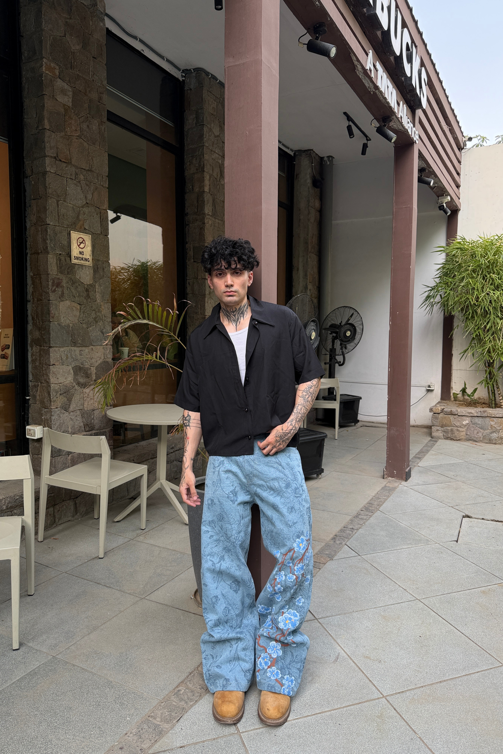 Floral Flow Denim