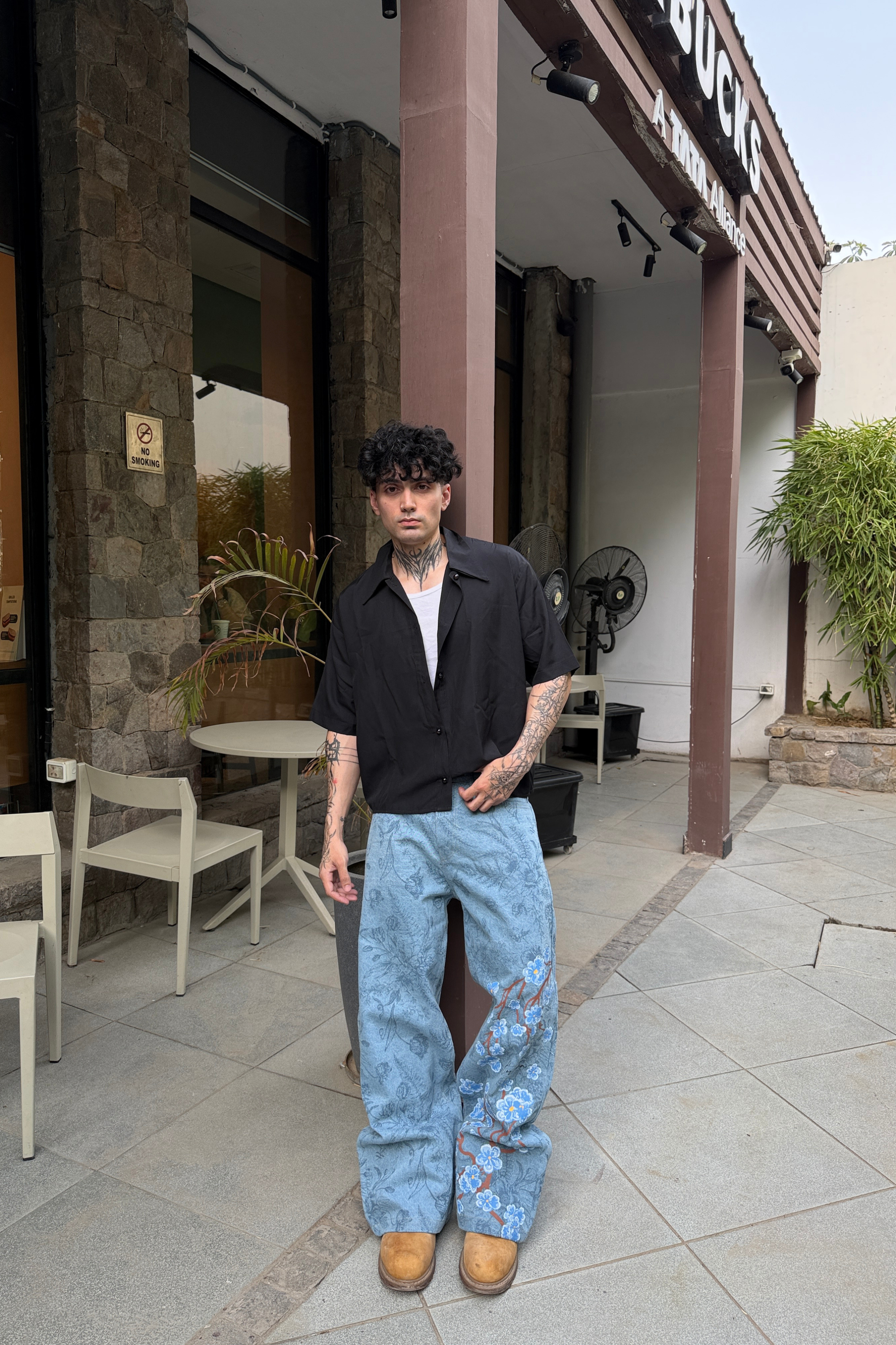 Floral Flow Denim